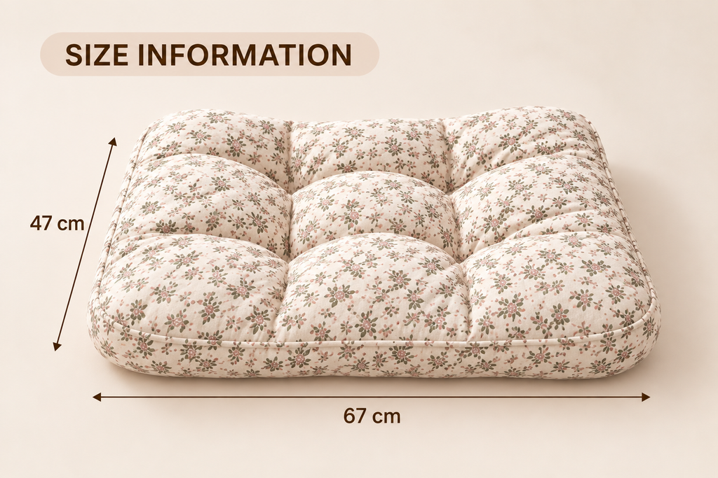 Reversible Floral Pet Mat