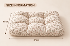 Reversible Floral Pet Mat