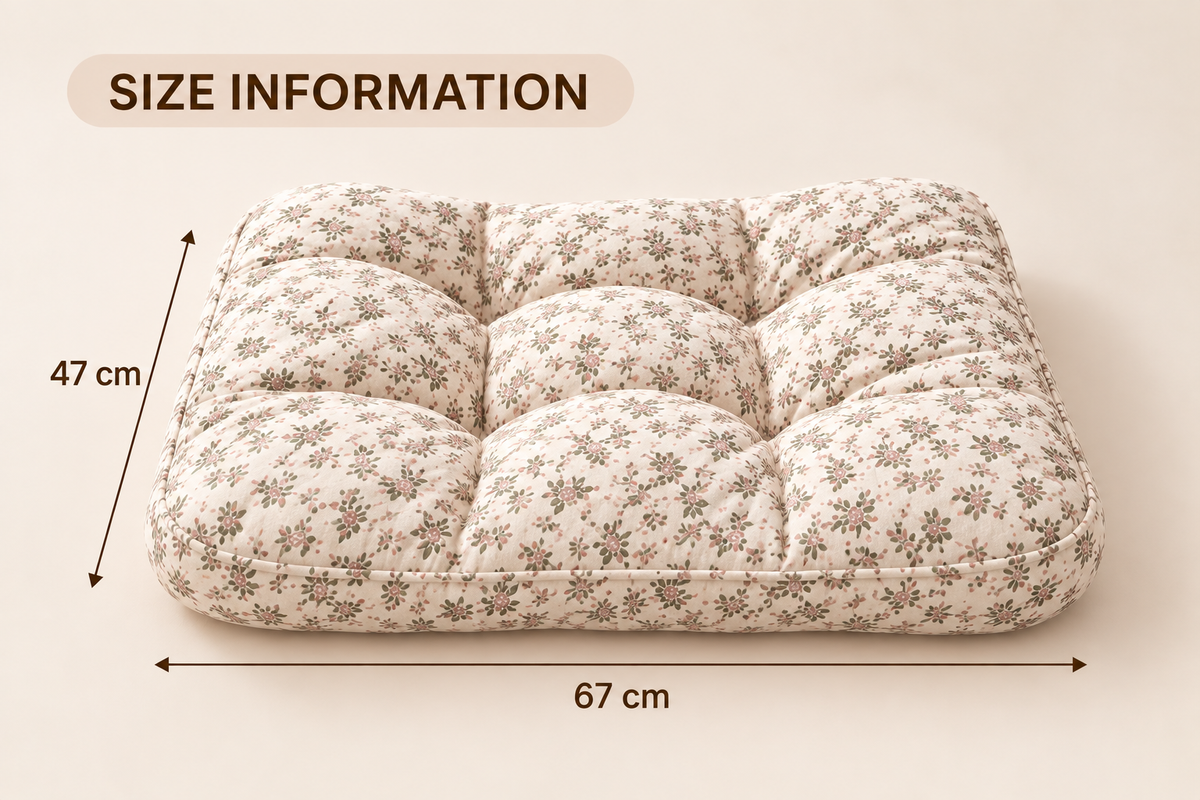 Reversible Floral Pet Mat