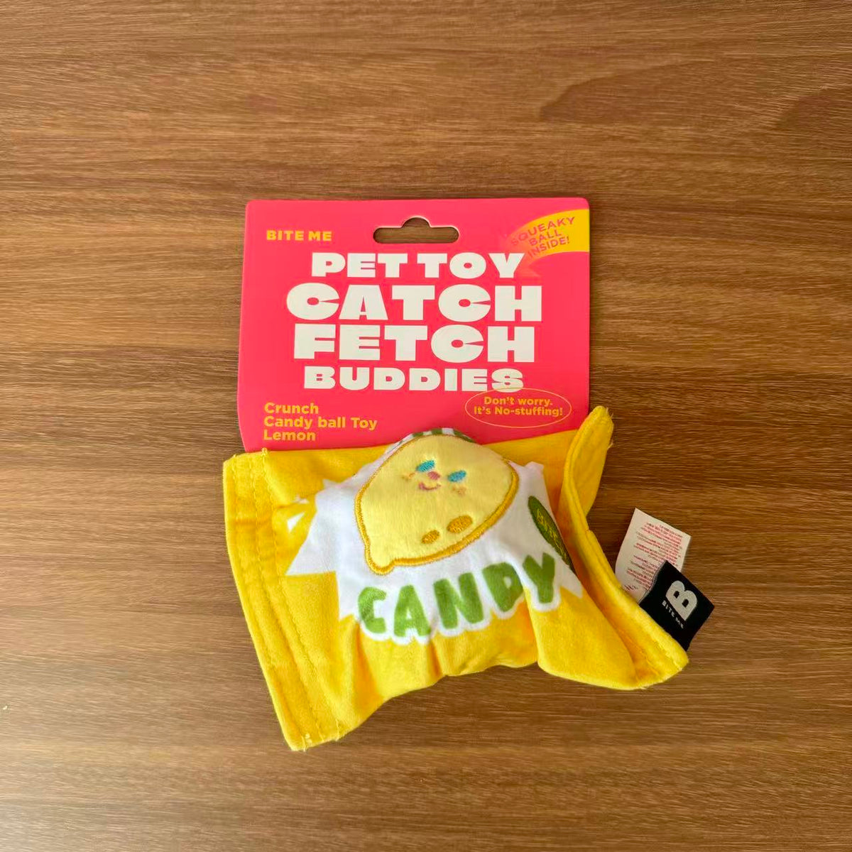 Lemon Candy Squeaky Dog Toy