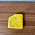 Cheese Treat-Hiding Crinkle Dog Toy
