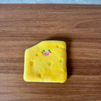 Cheese Treat-Hiding Crinkle Dog Toy