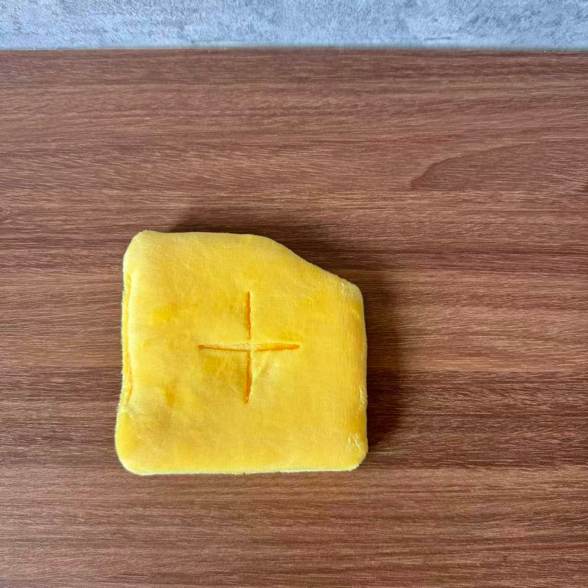 Cheese Treat-Hiding Crinkle Dog Toy