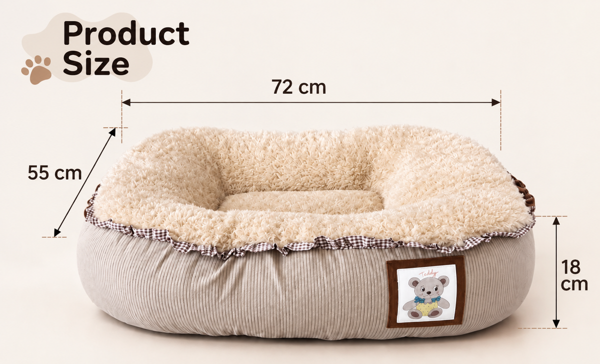 Cosy Plush Pet Bed