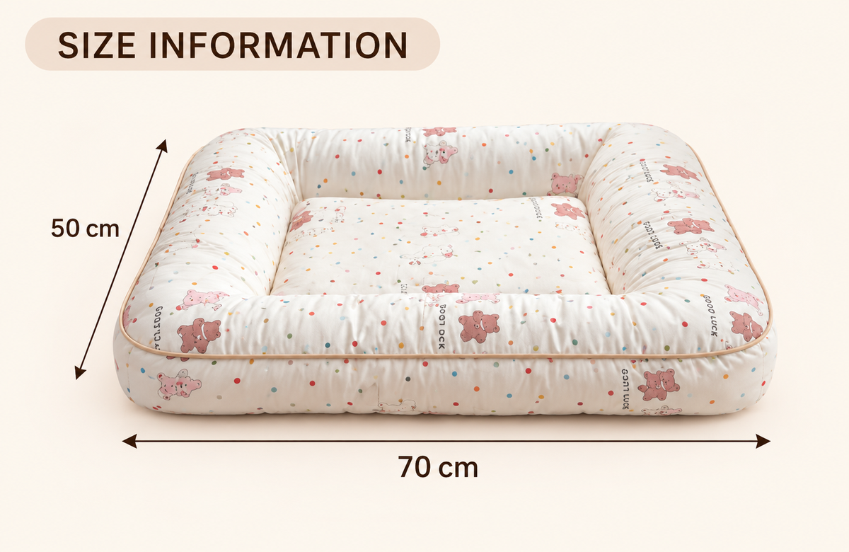 Cosy Bear Cotton Pet Mat